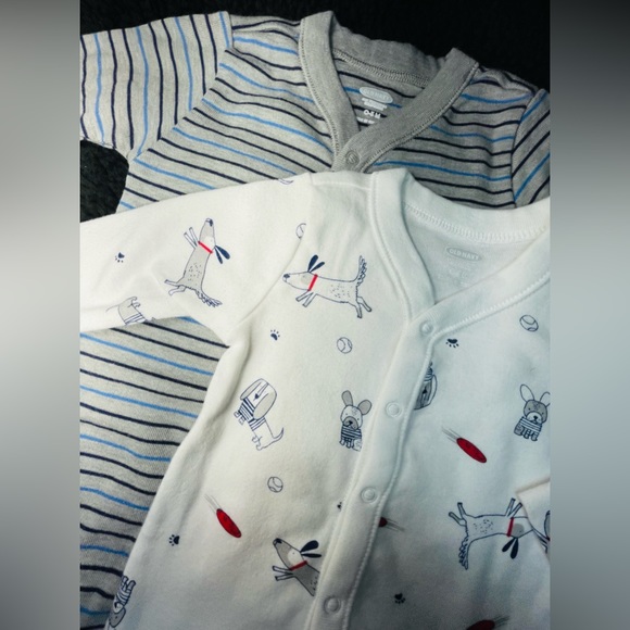 Boys Footed PJ’S | 2 Pack | Size 0~3 months - Picture 2 of 6